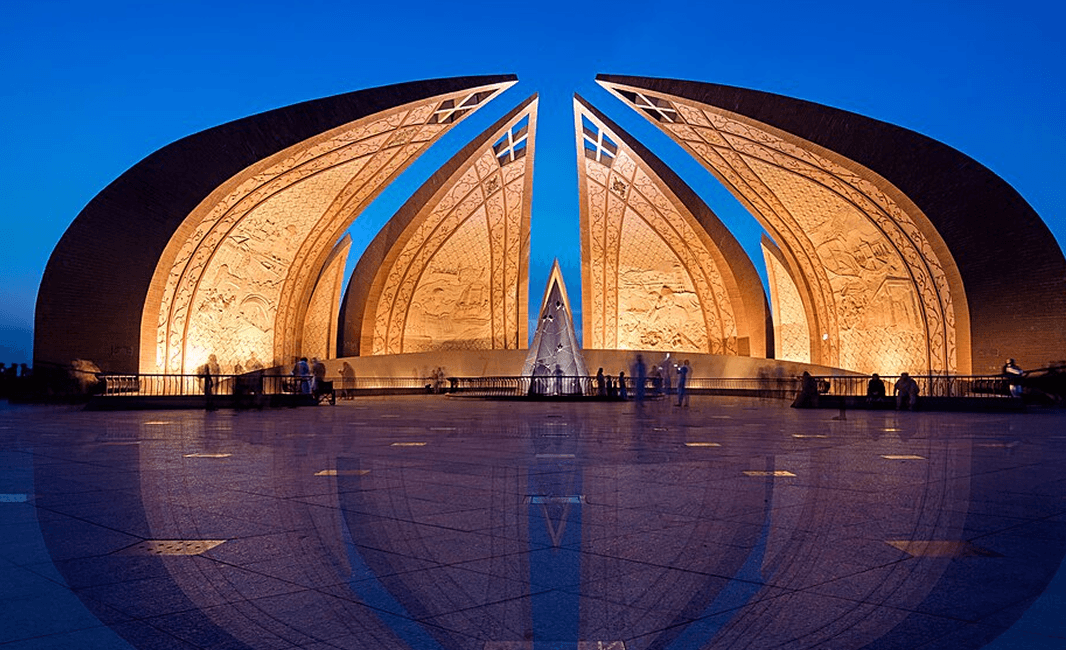 Pakistan Monument in Islamabad, a cultural landmark visitors can explore while staying at Cyrus One.