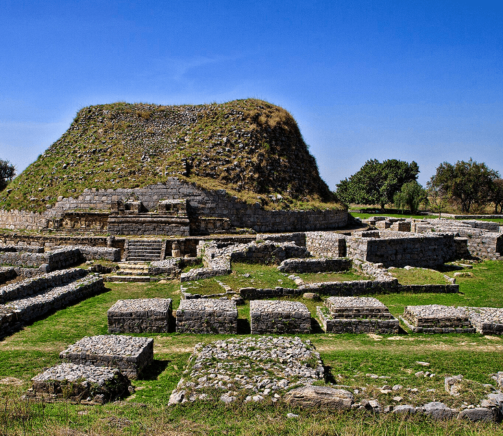 Ancient archaeological ruins at Taxila near Islamabad, featured in the Cyrus One guide for longer stays.